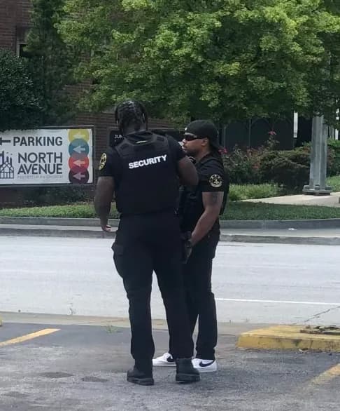 Kinetic Protection Group officers on foot patrol